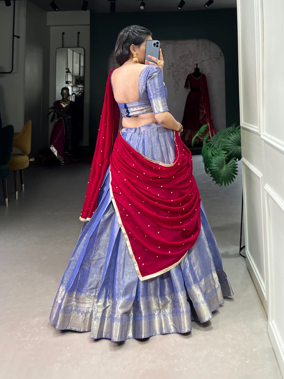Kesariyaa Zari Lehenga