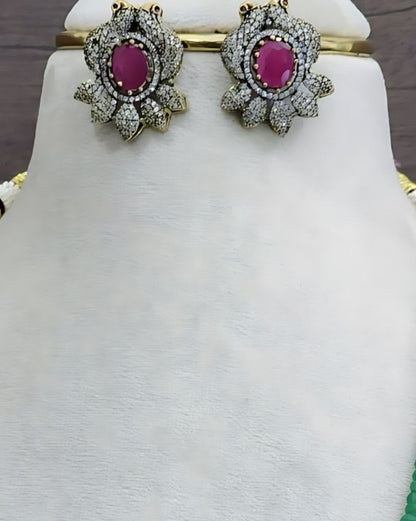 Victorian Pendant baati maala set